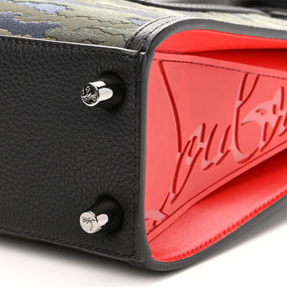 Christian Louboutin Jacquard Calfskin Camoloubi Mini Paloma Vosges 10 of 10