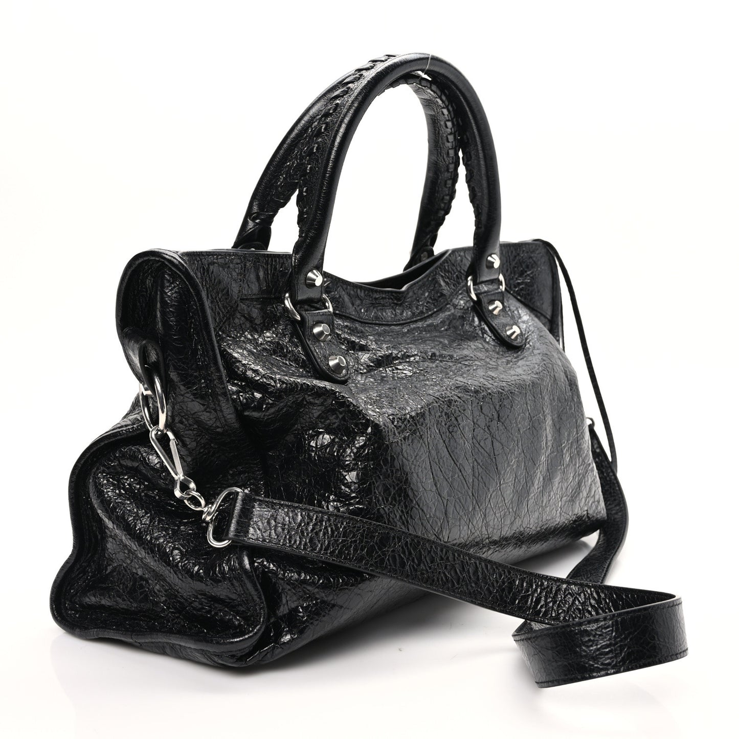 Agneau Arena Silver Hardware Medium Le City Black