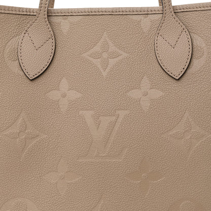 Louis Vuitton Empreinte Monogram Giant Neverfull MM Tourterelle 7 of 12