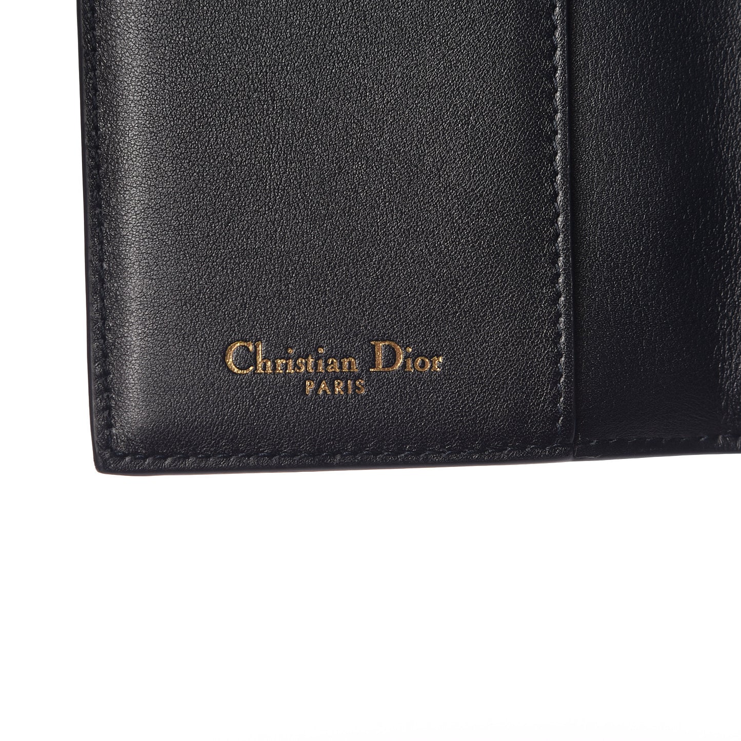 Calfskin Oblique Passport Holder Blue