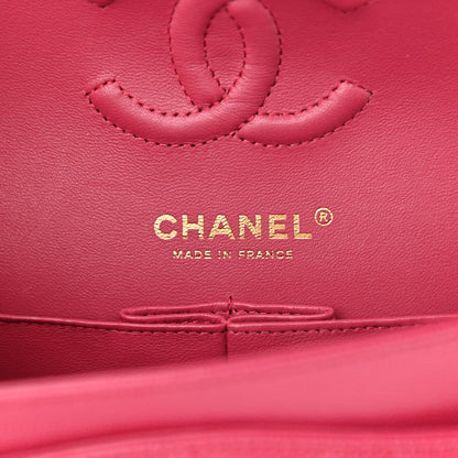 Chanel Caviar Quilted Small Double Flap Dark Pink 5 of 10