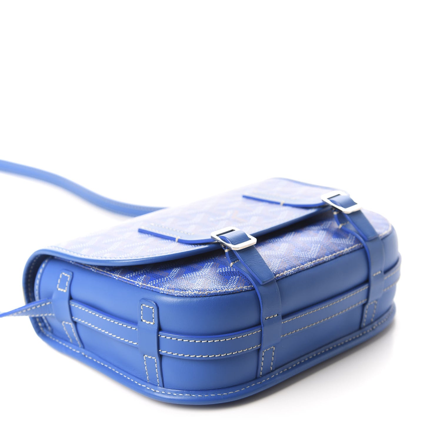 Goyardine Belvedere PM Messenger Bag Sky Blue