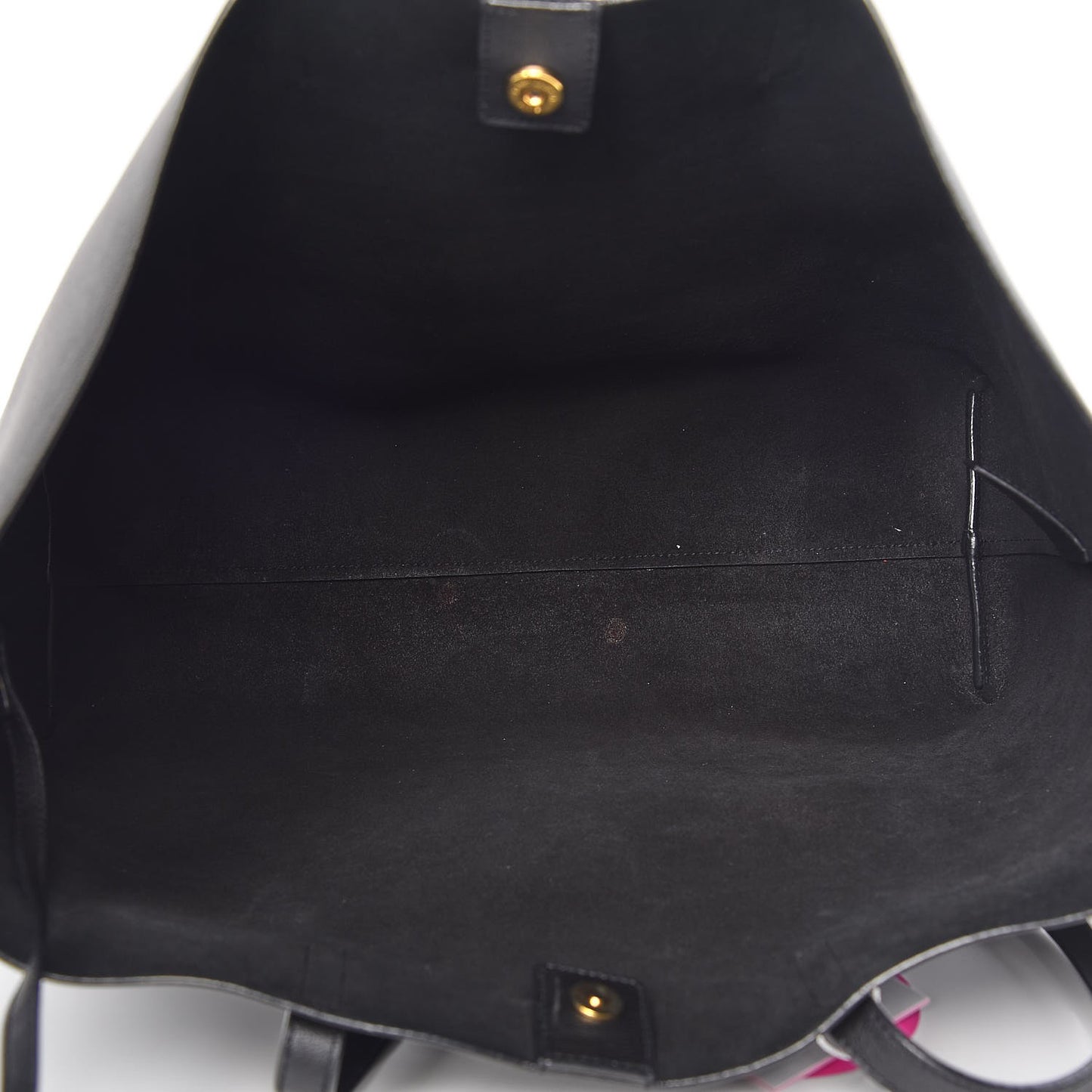 Calfskin Large Shopping Tote Black