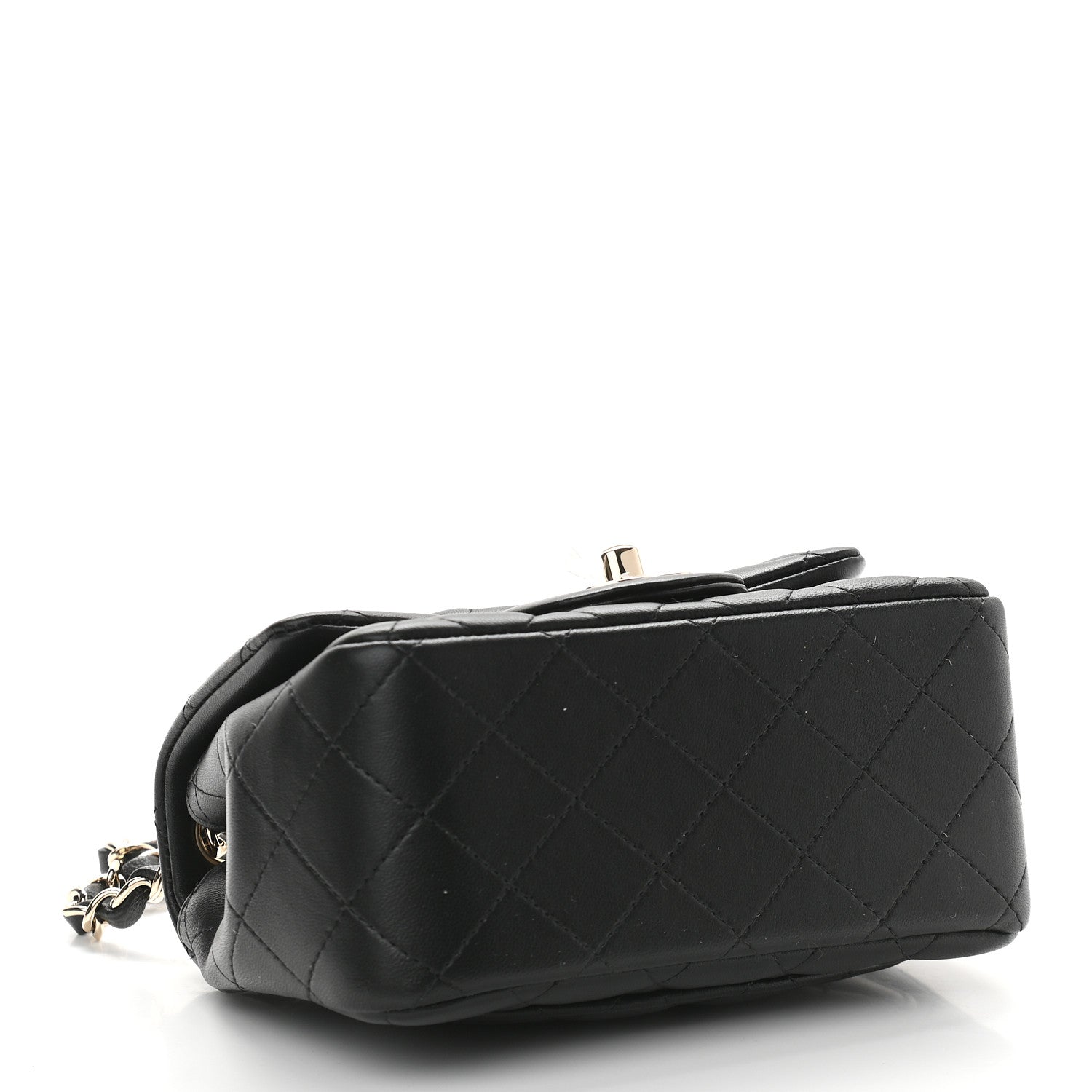 Chanel Lambskin Quilted Mini Square Flap Black 4 of 9