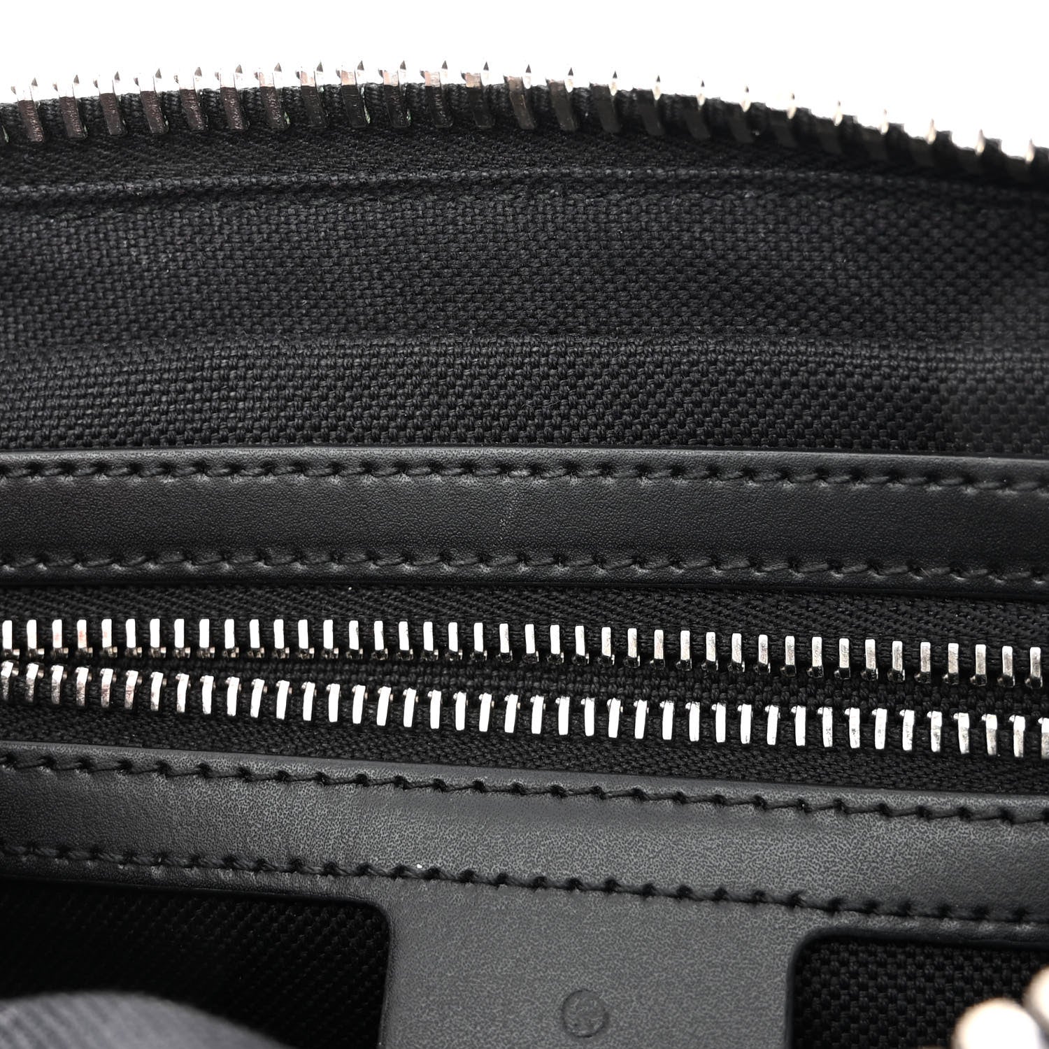 Gucci Soft GG Supreme Monogram Web Belt Bag Black Grey 11 of 12