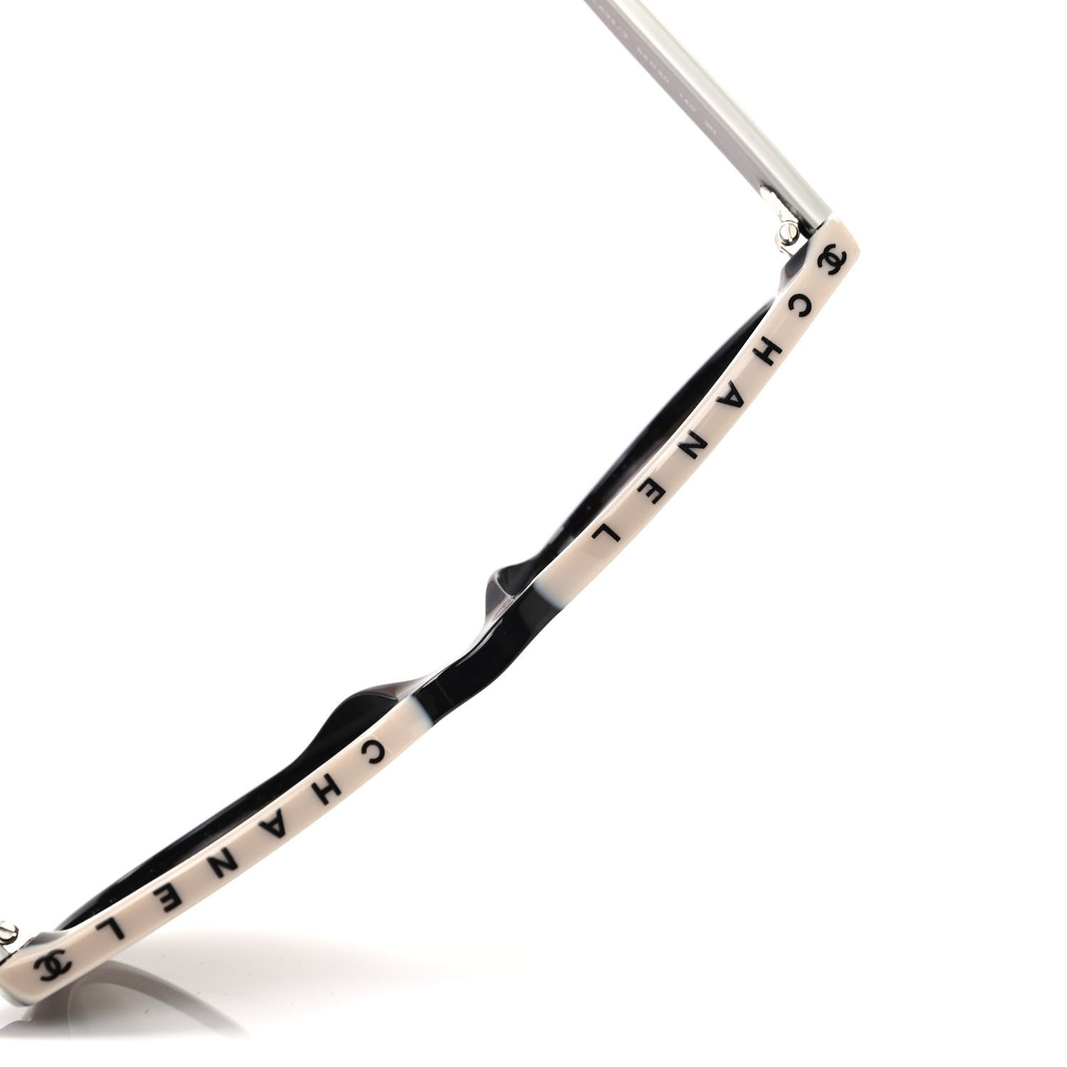 Chanel Acetate CC Butterfly Sunglasses 5414 Black Beige 8 of 9