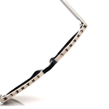 Chanel Acetate CC Butterfly Sunglasses 5414 Black Beige 8 of 9