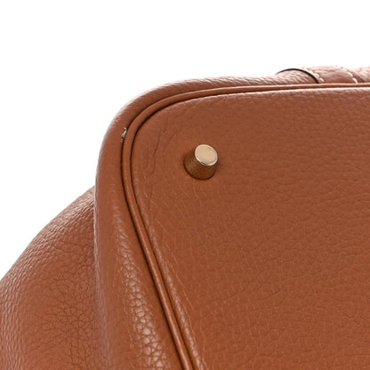 Hermes Taurillon Clemence Picotin Lock 26 GM Gold 9 of 12