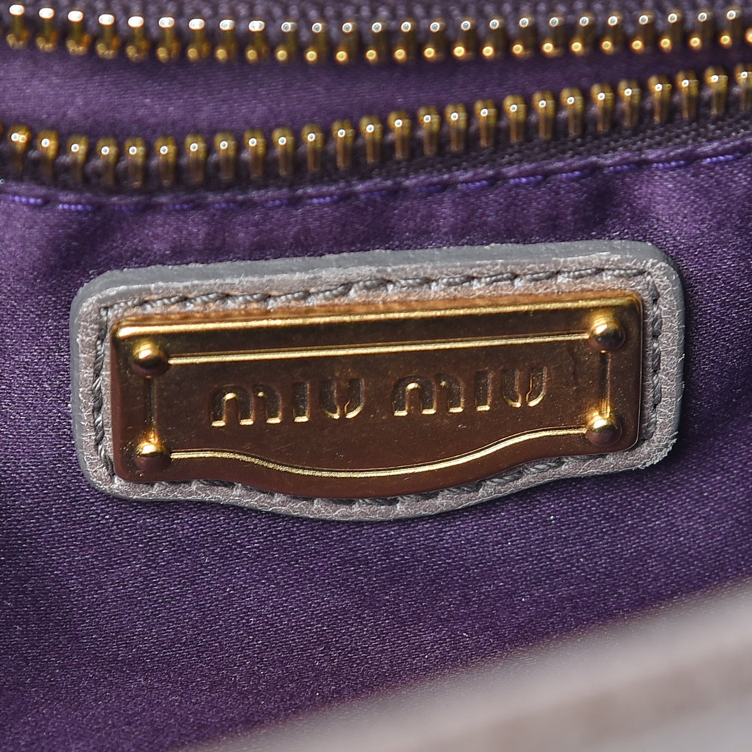 Miu Miu Nappa Matelasse Coffer Hobo Fumo 7 of 15