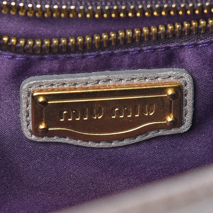 Miu Miu Nappa Matelasse Coffer Hobo Fumo 7 of 15