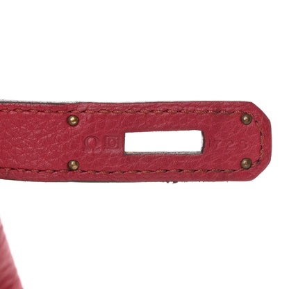 Hermes Togo Birkin 30 Rubis 7 of 16