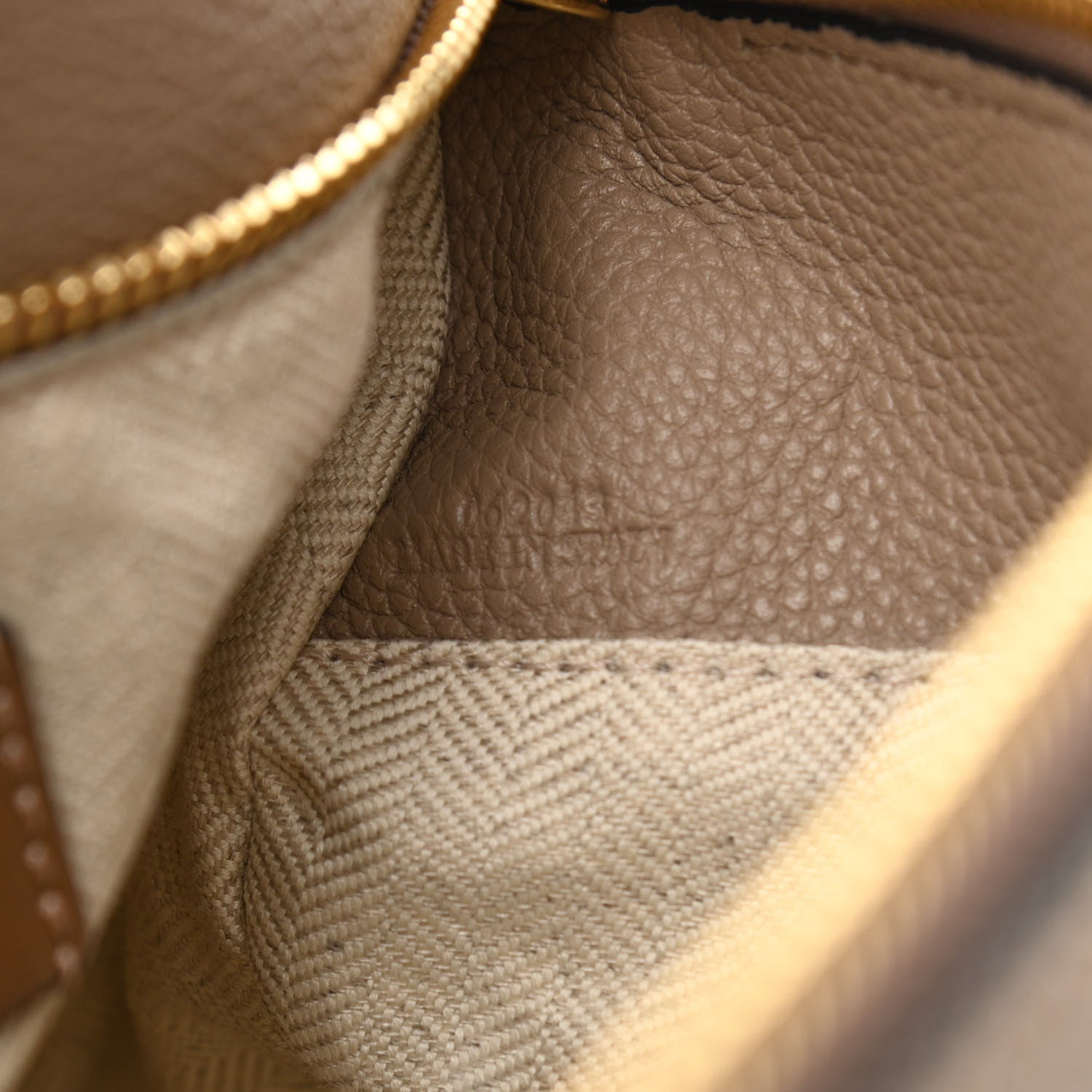 Loewe Grained Calfskin Small Puzzle Bag Sand Mink 7 of 8