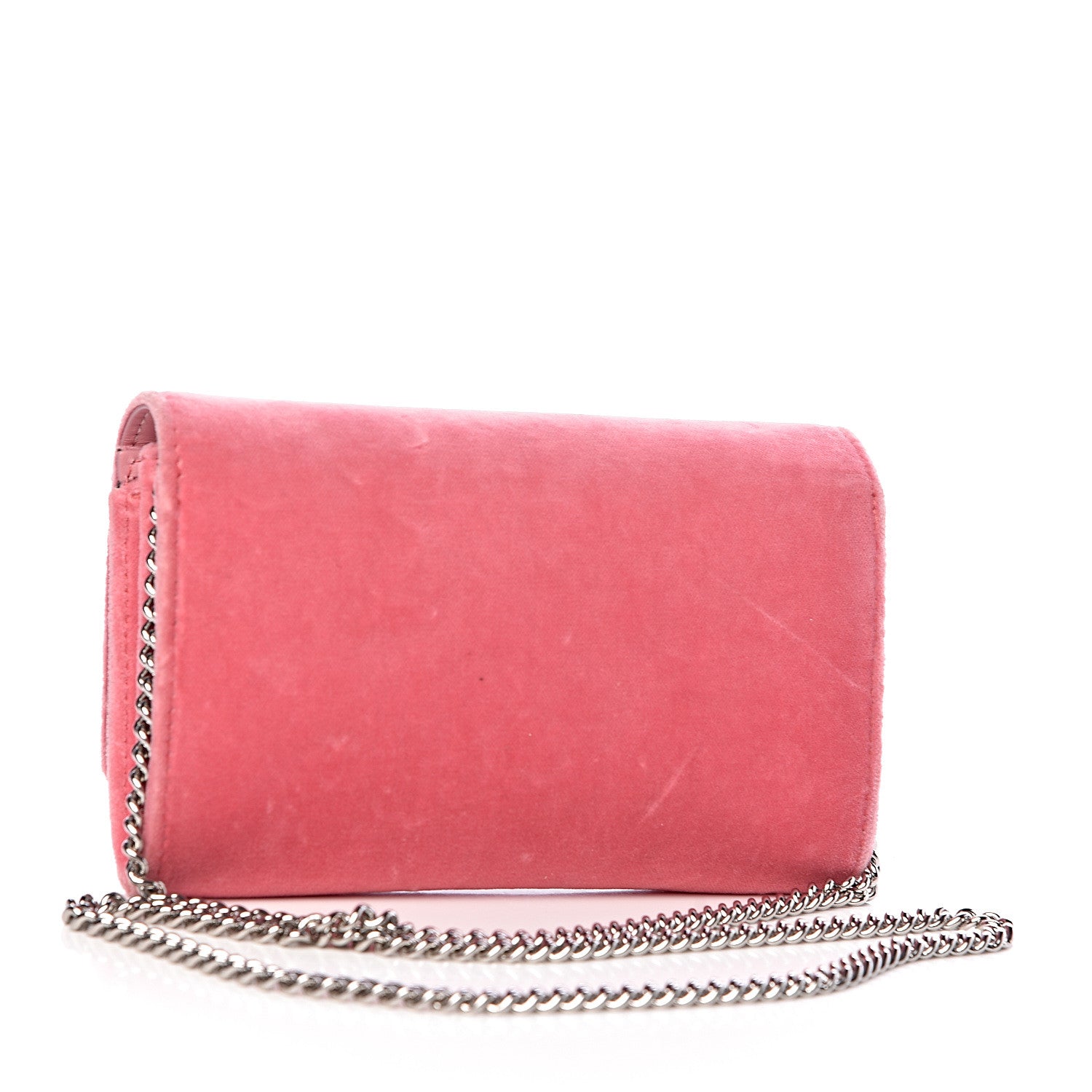 Fendi Velvet F is Fendi Wallet on Chain Candy Pink 3 of 10