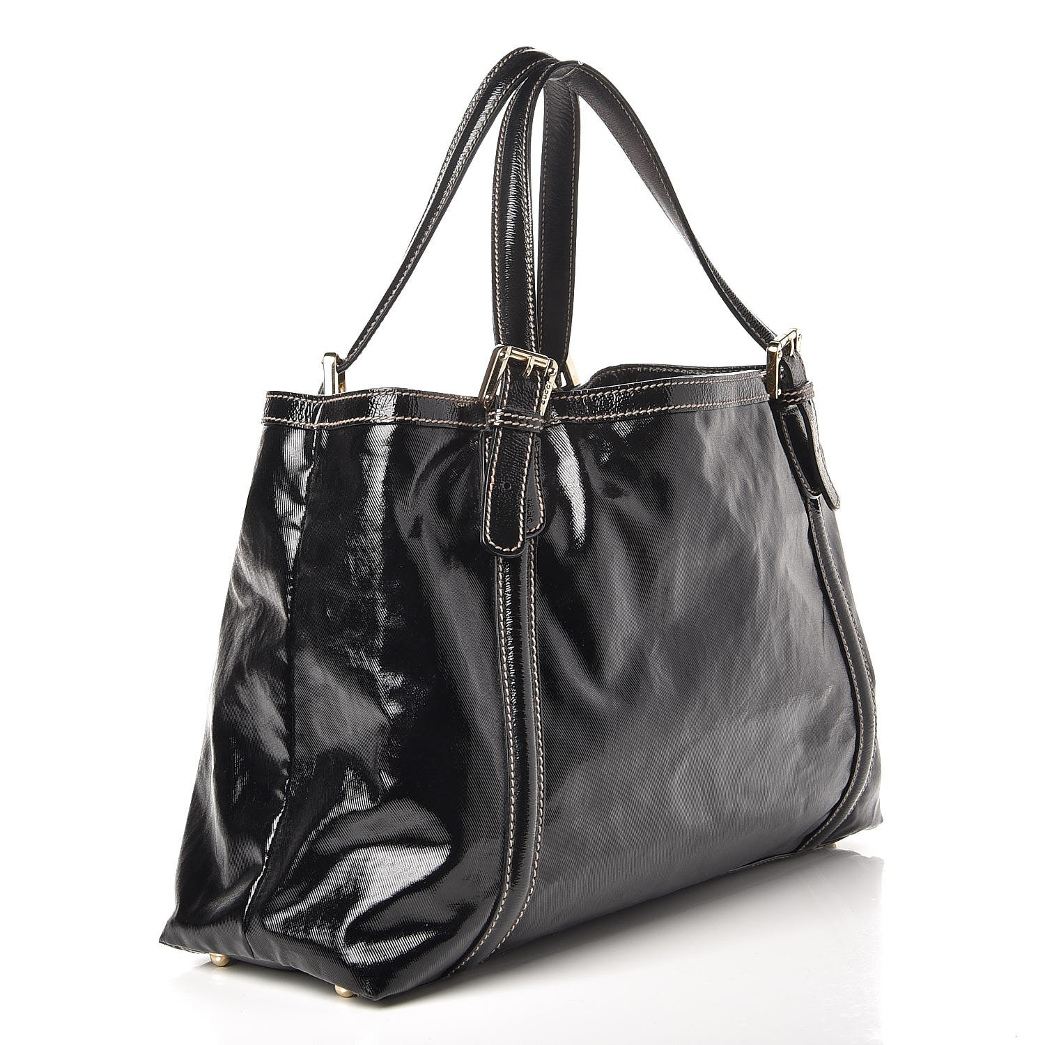 Gucci Dialux Medium Britt Shoulder Bag Black 2 of 19