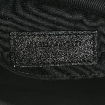 Saint Laurent Calfskin Matelasse Monogram Lou Camera Bag Black 7 of 10