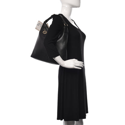 Gucci Dollar Calfskin GG Hobo Black 2 of 11