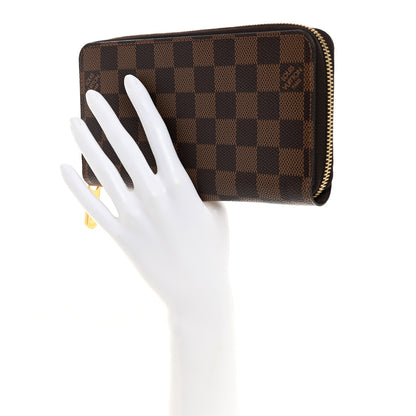 Louis Vuitton Damier Ebene Zippy Wallet 2 of 7
