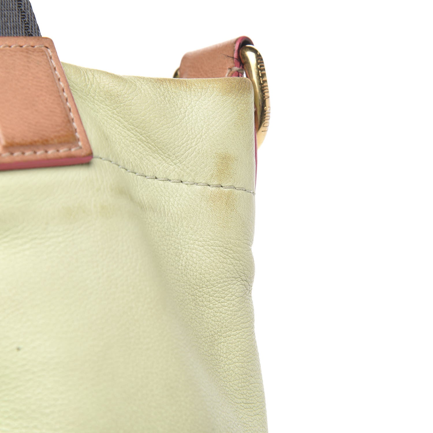 Louis Vuitton Monogram Goatskin Underground Duffle Bag Rose 11 of 15