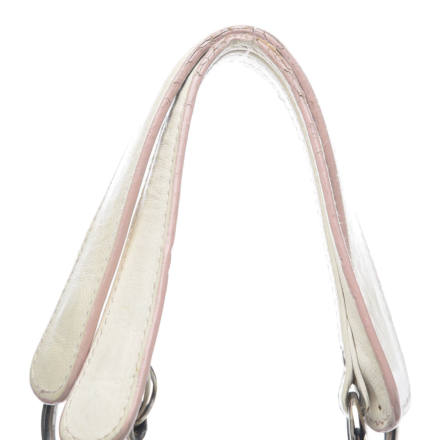 Christian Dior Lambskin Cannage Shopping Tote White 10 of 11