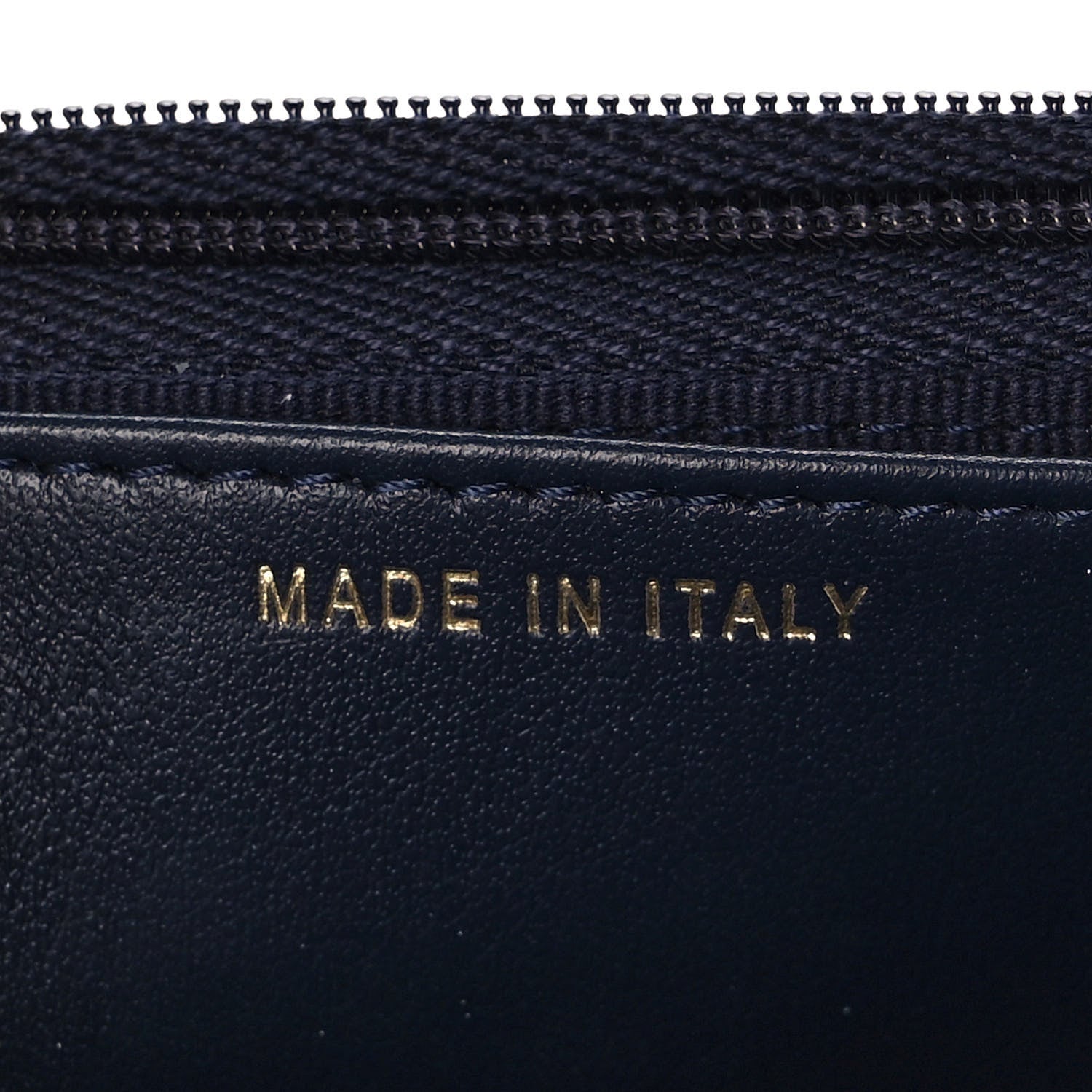 Chanel Caviar Quilted Wallet On Chain WOC Navy Blue 7 of 12