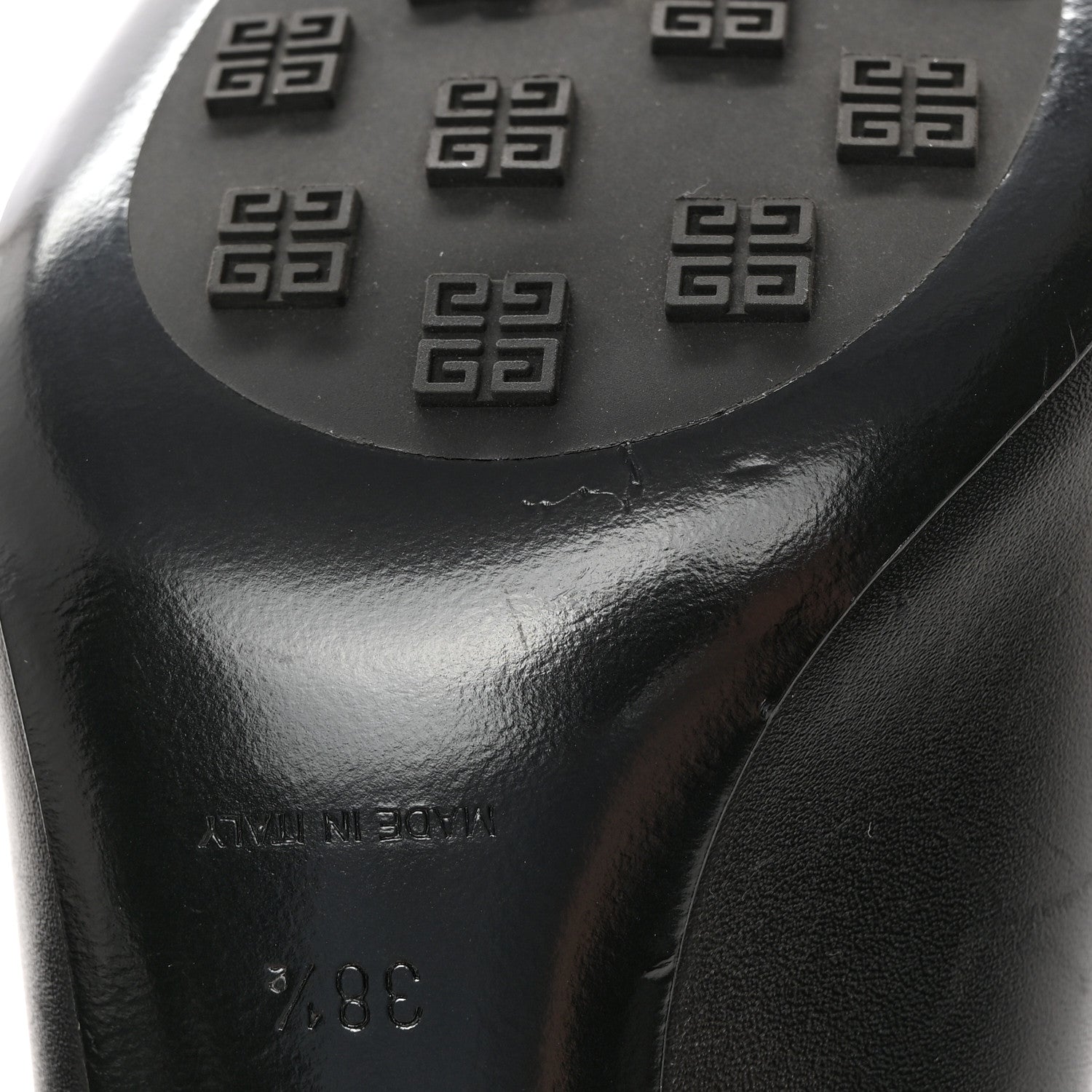 Givenchy Smooth Nappa G Cube Mule Sandals 38.5 Black 9 of 10