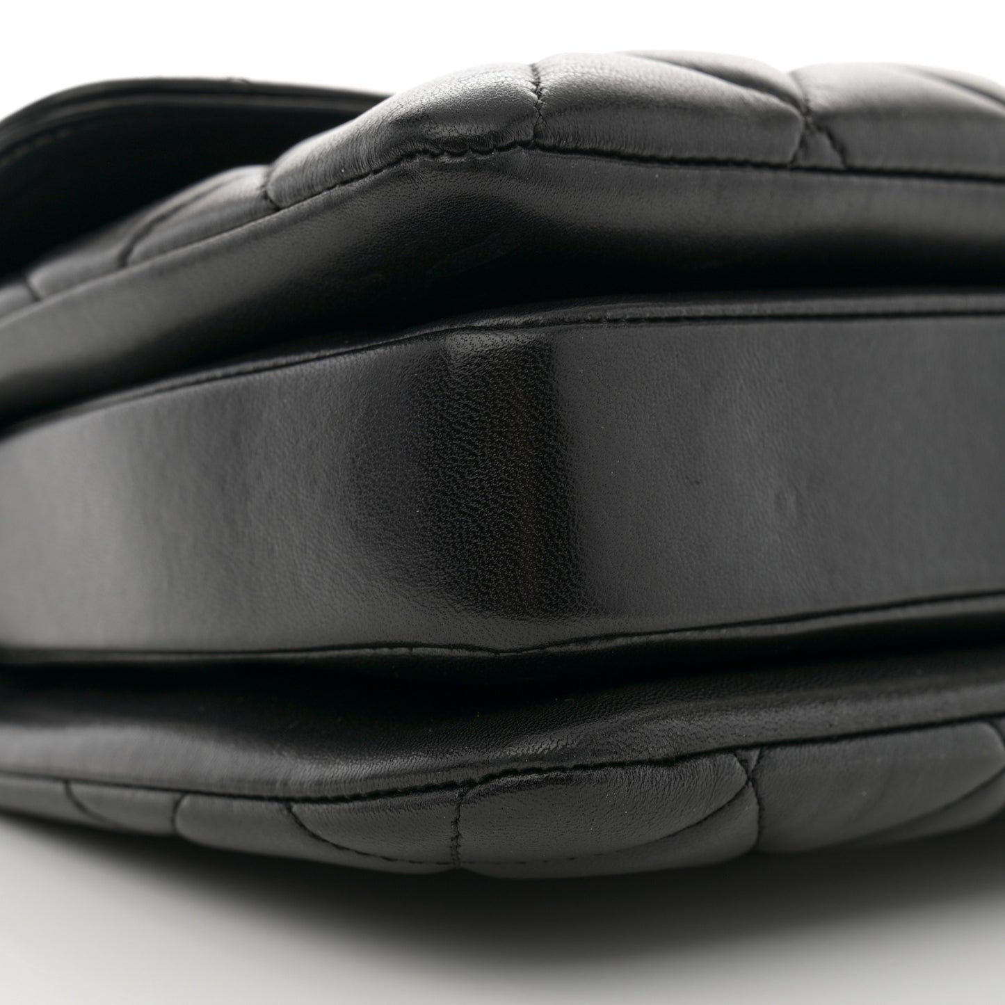 Lambskin Quilted Small Trendy CC Dual Handle Flap Bag Black