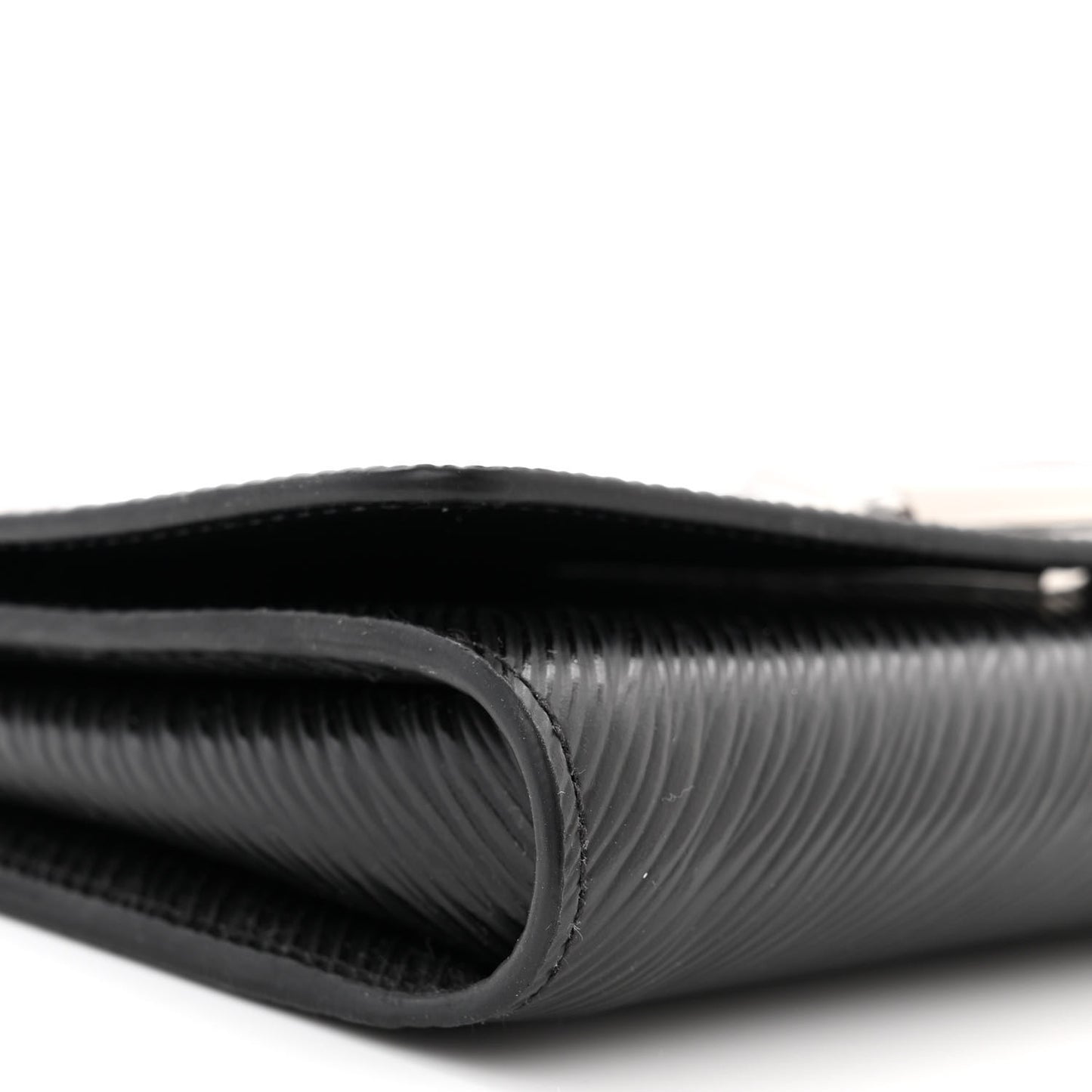 Epi Twist Chain Wallet Black