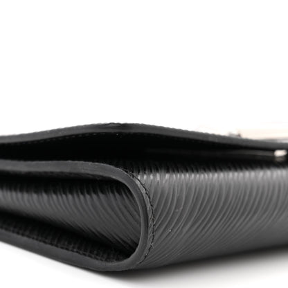 Louis Vuitton Epi Twist Chain Wallet Black 8 of 10