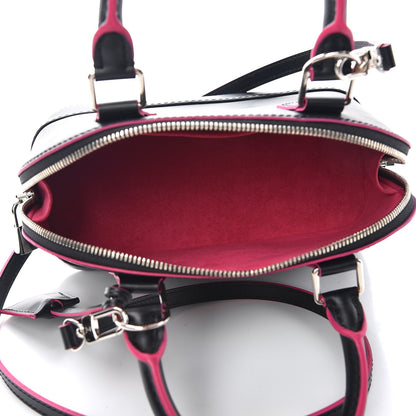 Louis Vuitton Epi Alma BB Black Hot Pink 6 of 8