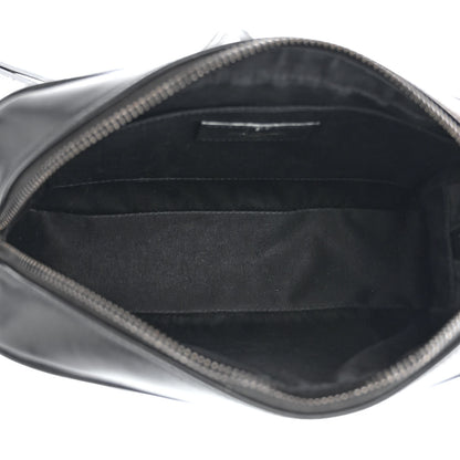 Saint Laurent Calfskin Matelasse Monogram Monochrome Lou Camera Bag Black 5 of 12