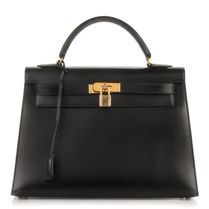Hermes Box Kelly Sellier 32 Black 1 of 26