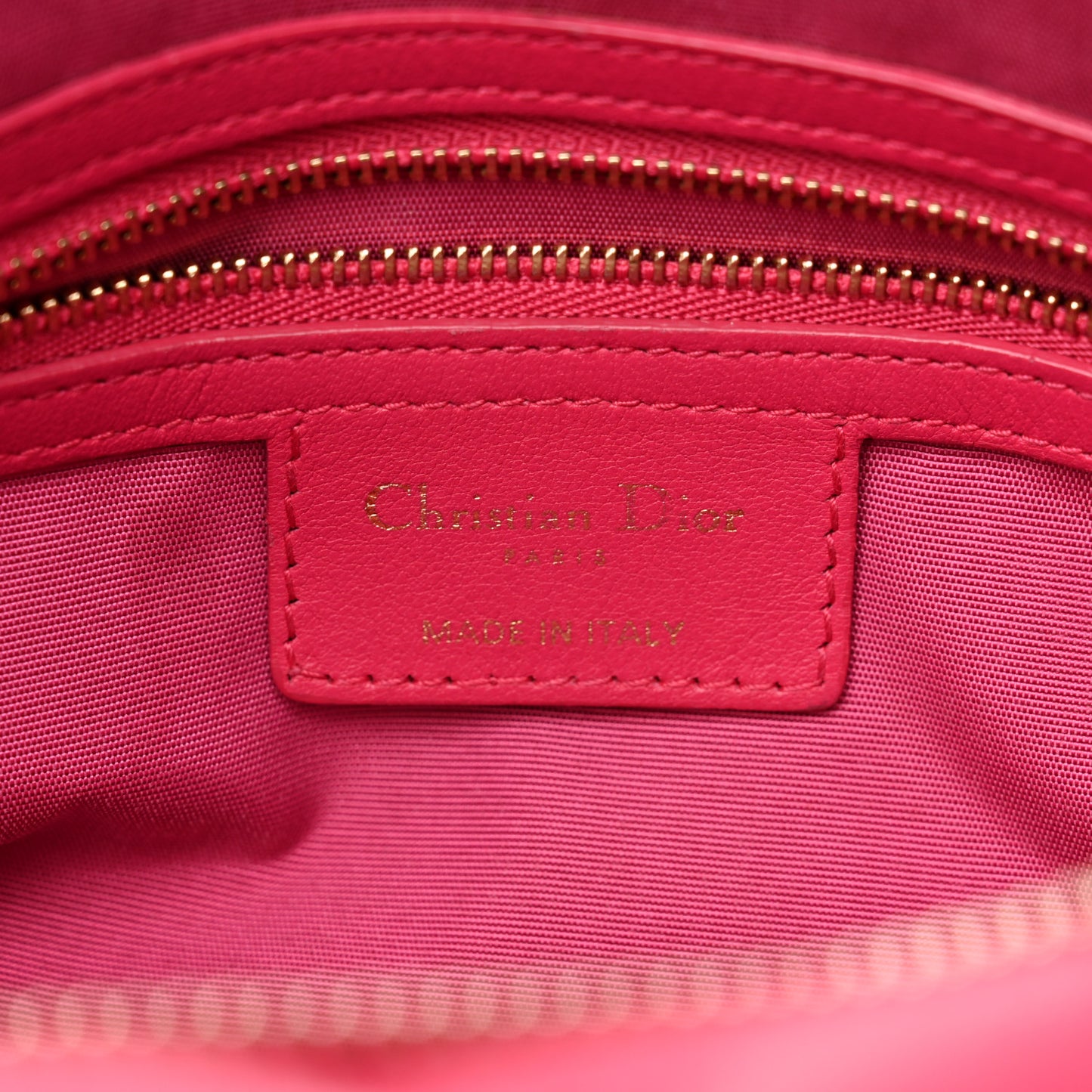 Lambskin Cannage Medium Granville Tote Fuchsia
