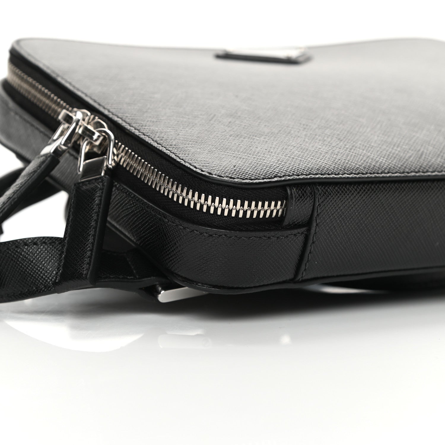 Prada Saffiano Travel Backpack Black 9 of 10