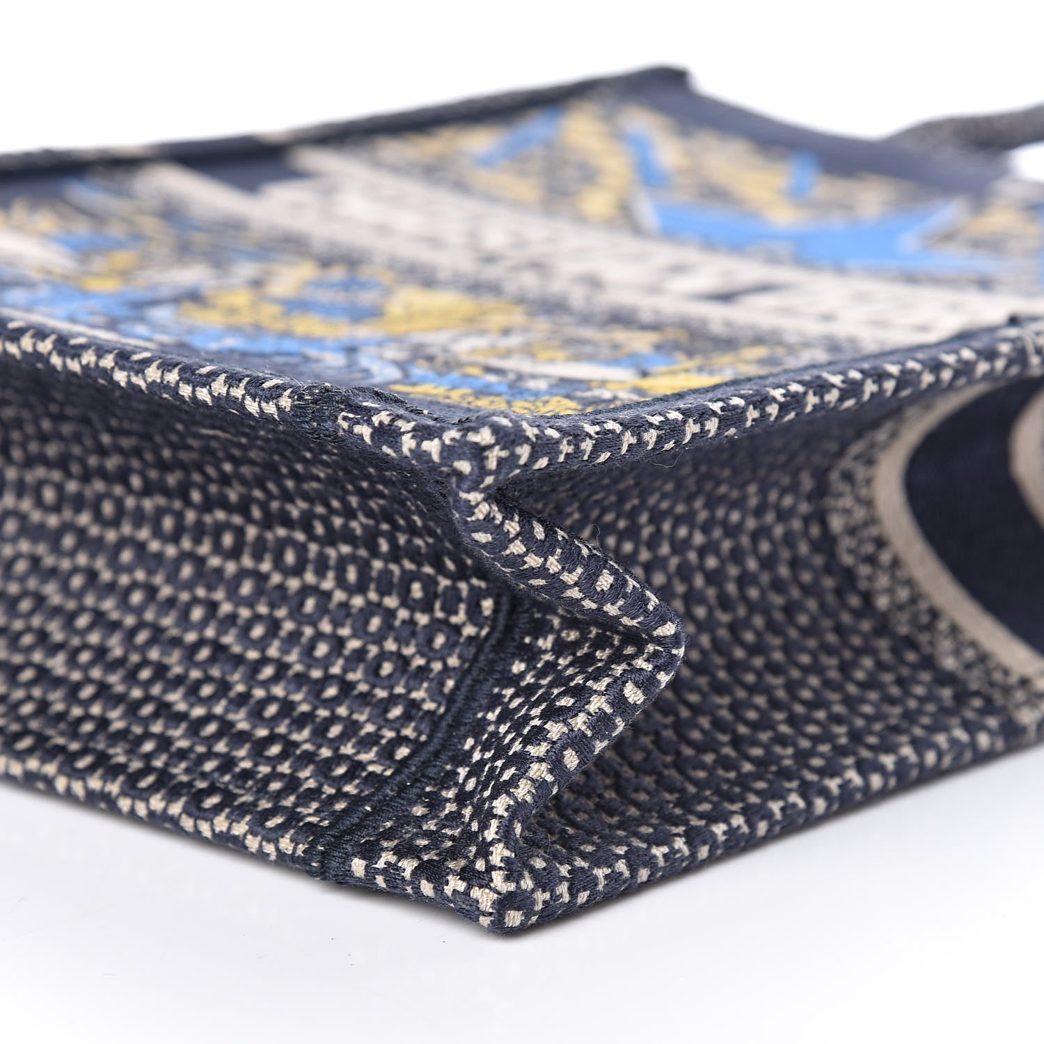 Christian Dior Canvas Embroidered Vertical L'Etoile Book Tote 6 of 11