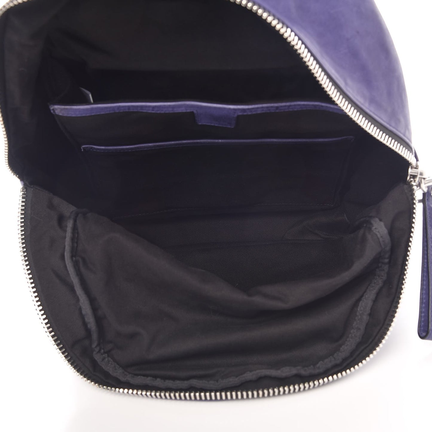 Lambskin Medium Tumbler Backpack Purple