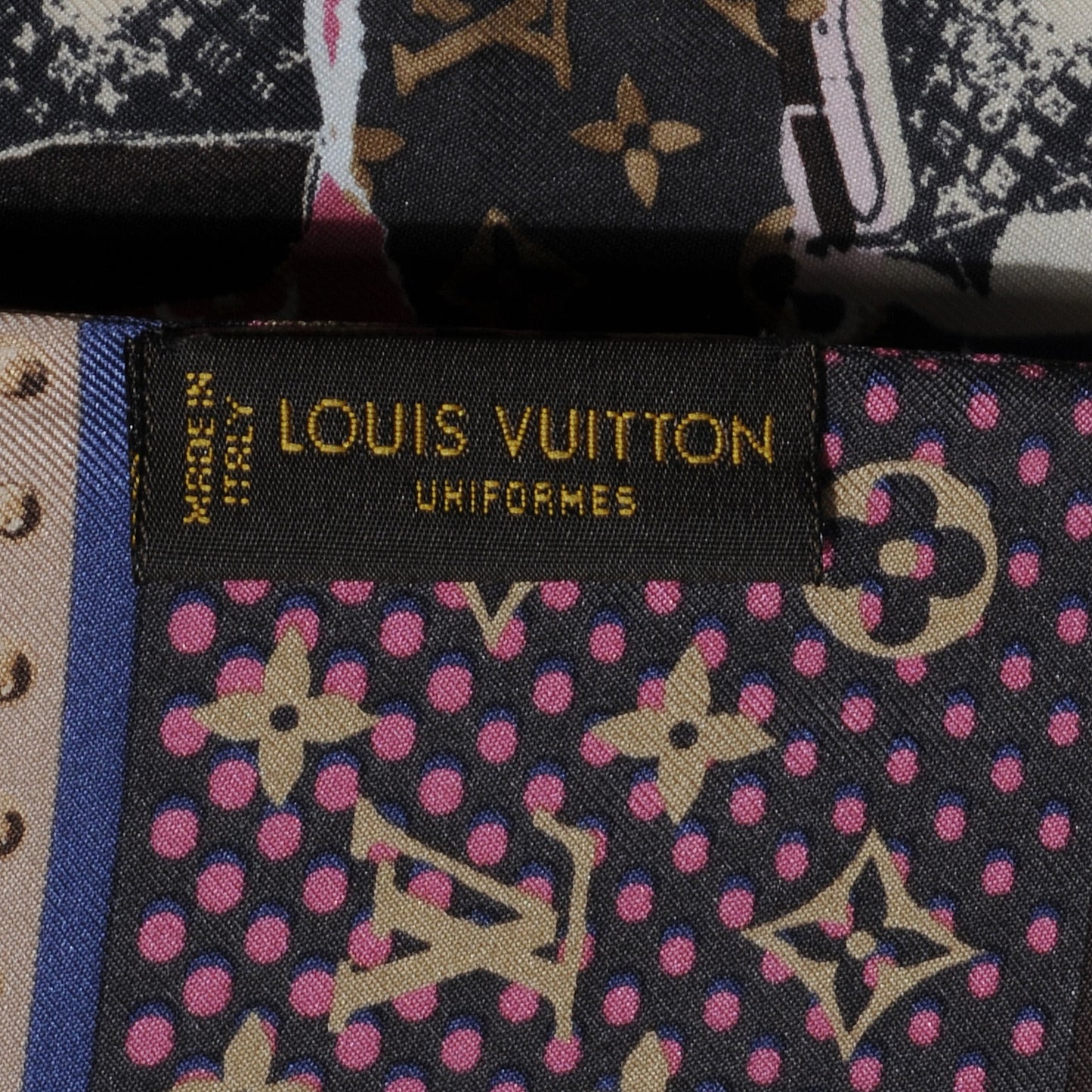 Silk Monogram Wallpaper Bandeau