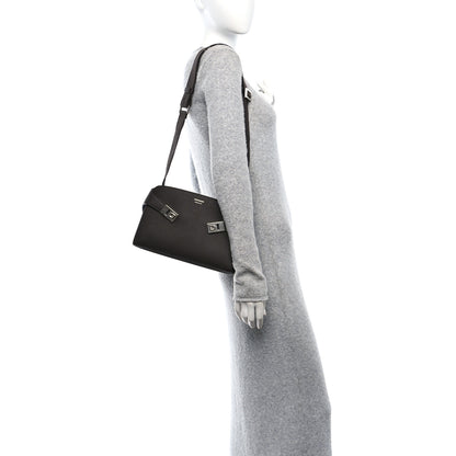 Salvatore Ferragamo Calfskin Hug Messenger Bag Testa Di Moro 2 of 10