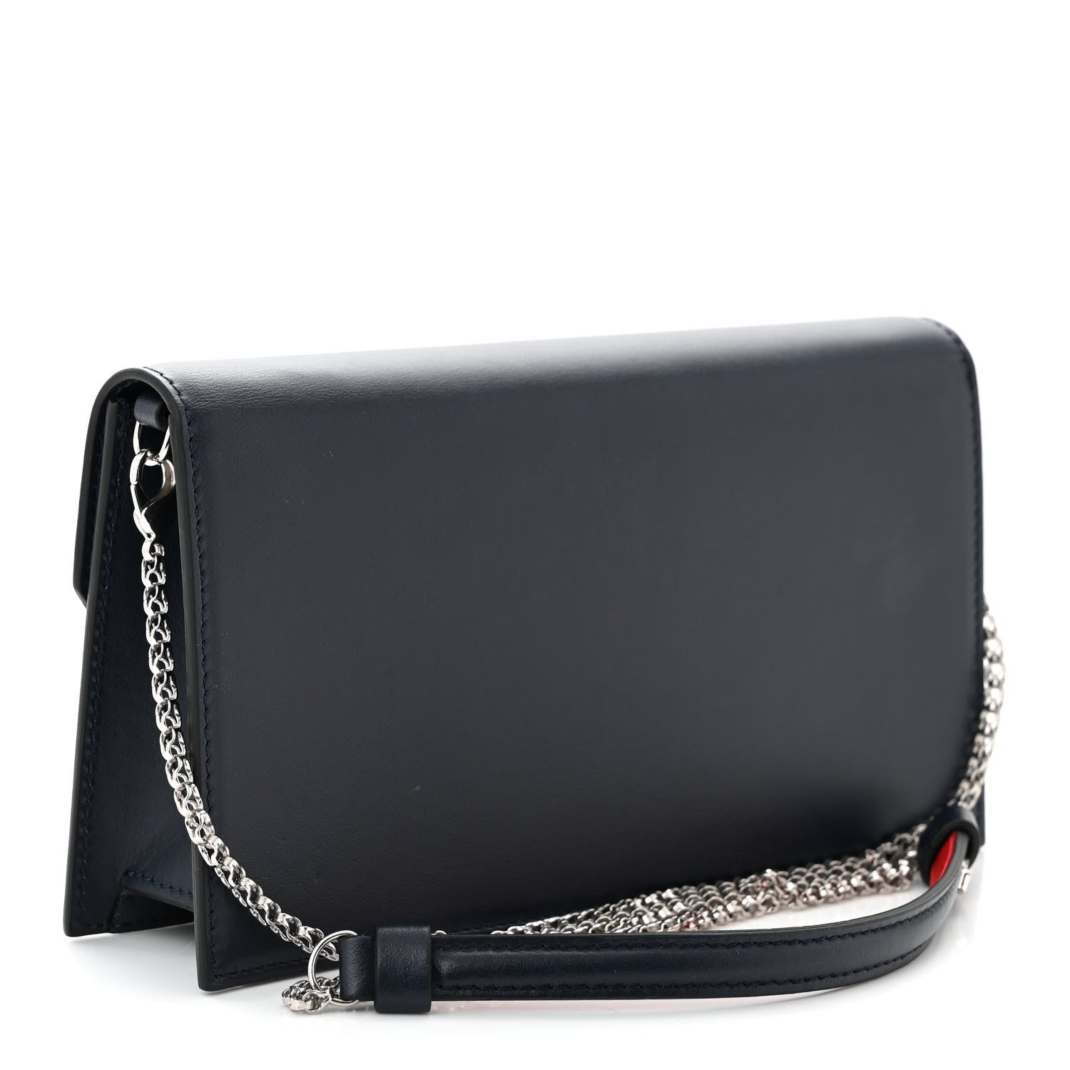 Christian Louboutin Calfskin Loubi54 Crossbody Clutch Marine 3 of 10