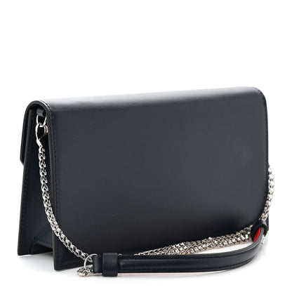 Christian Louboutin Calfskin Loubi54 Crossbody Clutch Marine 3 of 10
