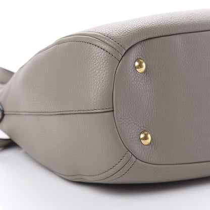 Prada Vitello Phenix Shoulder Bag Argilla 10 of 12