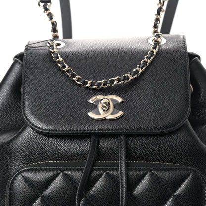 Chanel Caviar Quilted Business Affinity Backpack Black 8 of 8