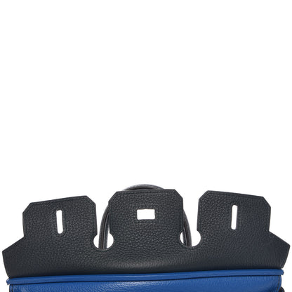 Hermes Togo Swift Officier Birkin 25 Vert Cypress Bleu Zellige 16 of 34