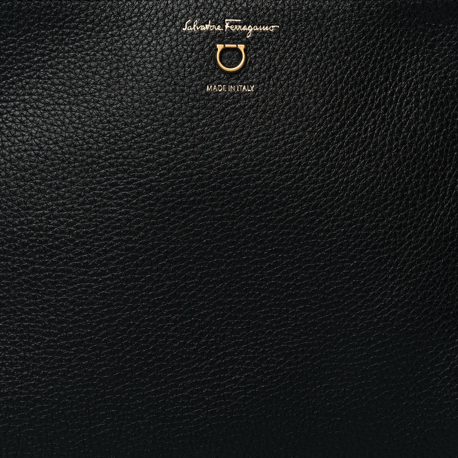 Salvatore Ferragamo Calfskin Wristlet Clutch Black 6 of 8