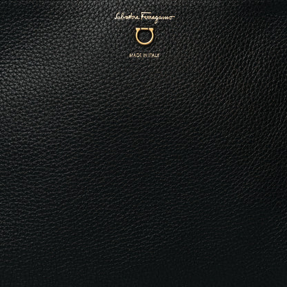 Salvatore Ferragamo Calfskin Wristlet Clutch Black 6 of 8