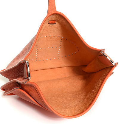 Hermes Taurillon Clemence Evelyne III PM Feu 5 of 16