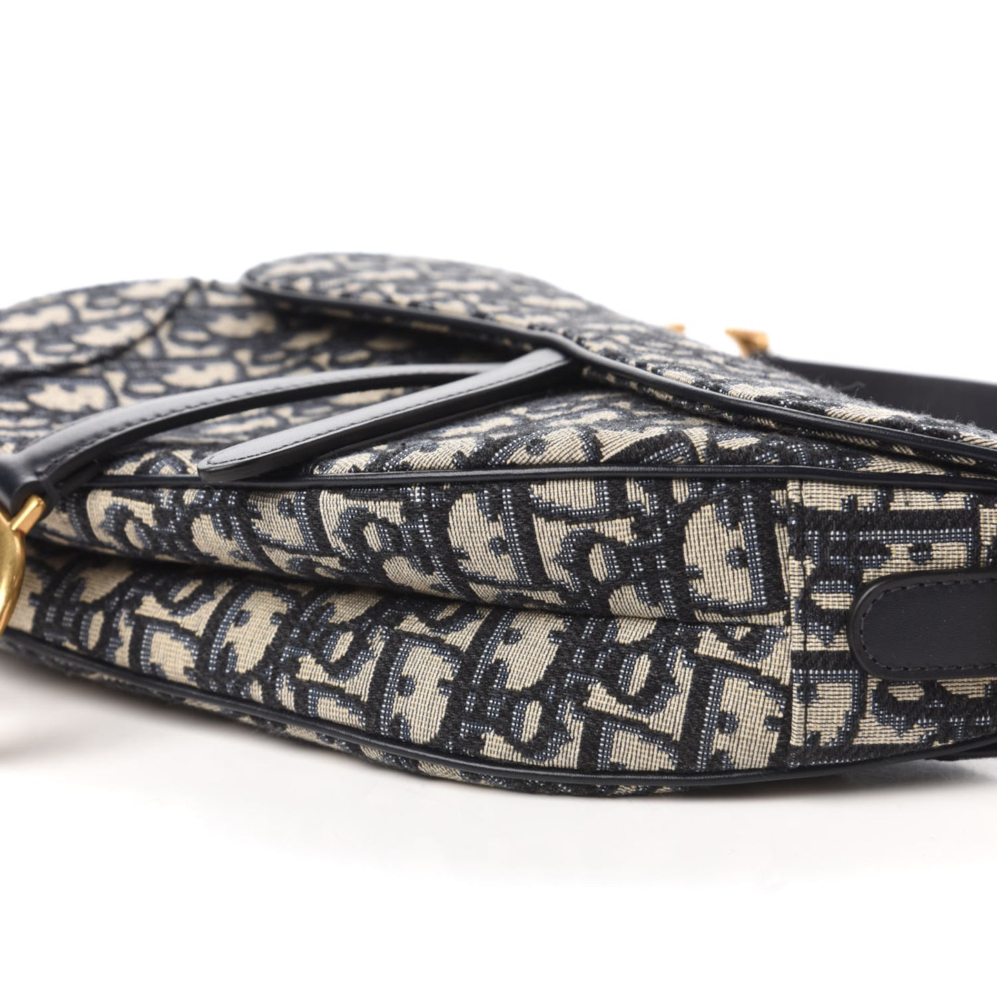 Oblique Saddle Bag Blue