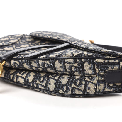 Christian Dior Oblique Saddle Bag Blue 7 of 11