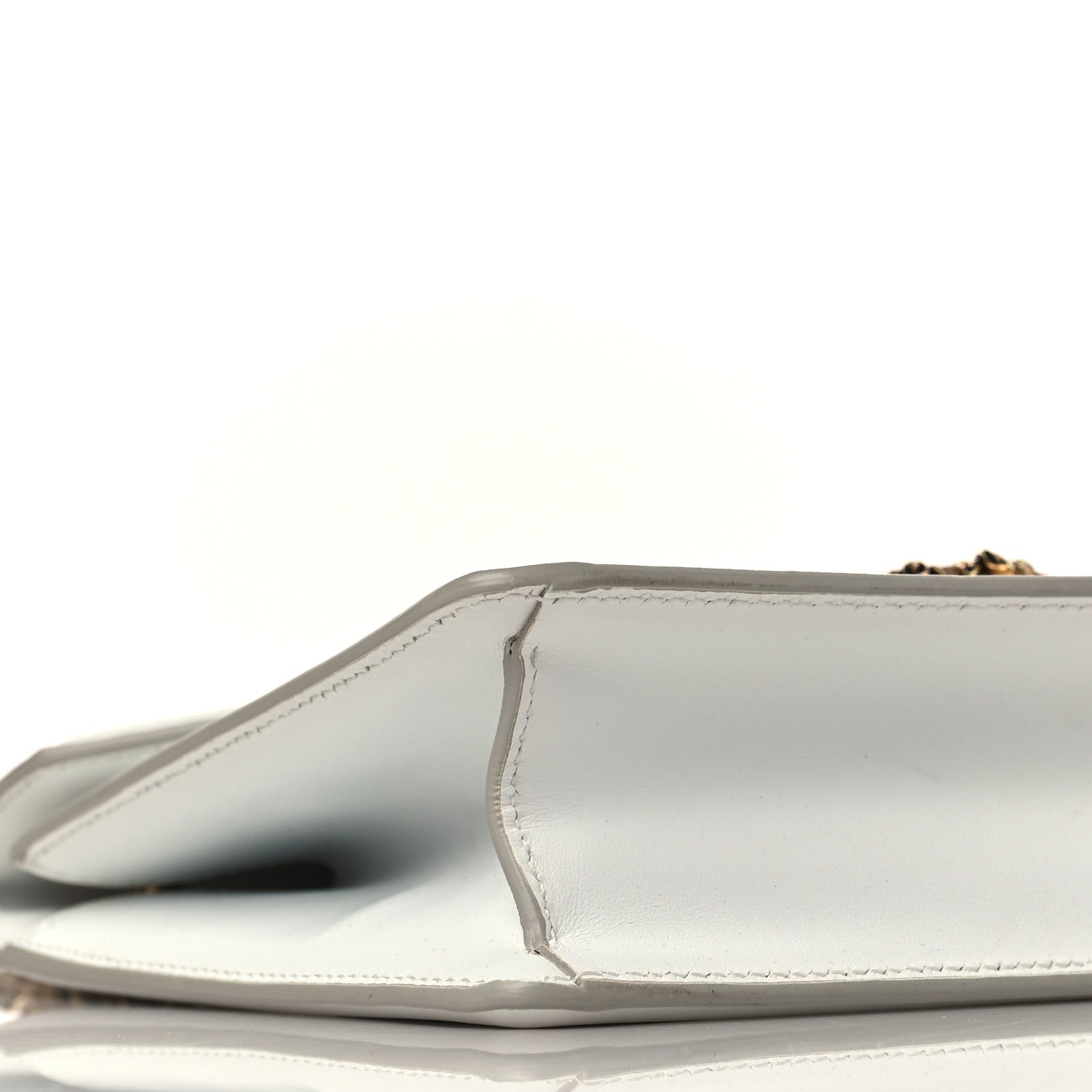 Dolce & Gabbana Smooth Calfskin Medium Devotion Crossbody Bag White 7 of 11