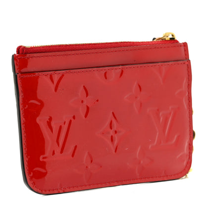 Louis Vuitton Vernis Key Pouch Cherry 3 of 19