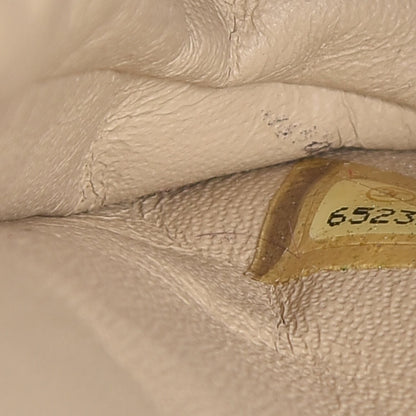Chanel Lambskin Patent Chocolate Bar Flap Beige Red 17 of 18